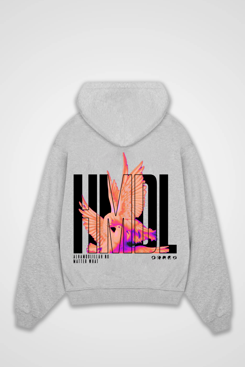 HMDL - OVERSIZED ZIPPER HOODIE - Edeltürke