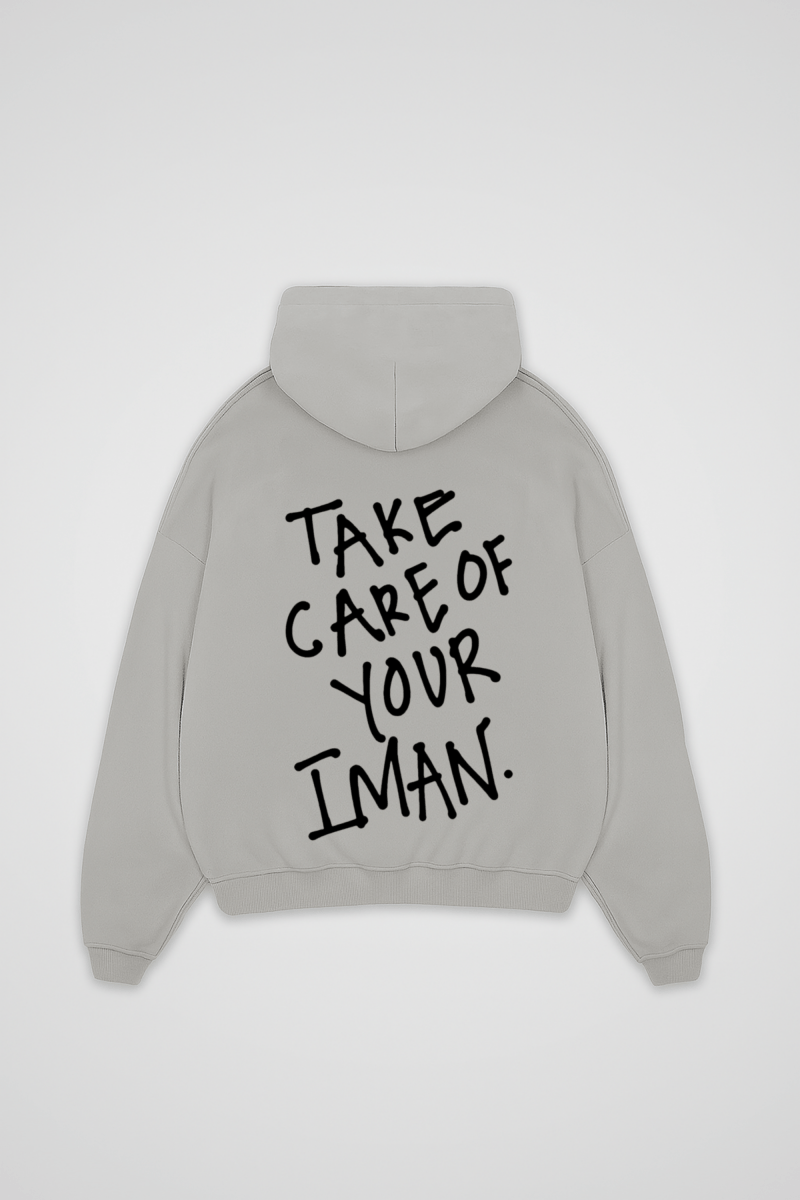 IMAN - OVERSIZED HOODIE BACKPRINT - Edeltürke