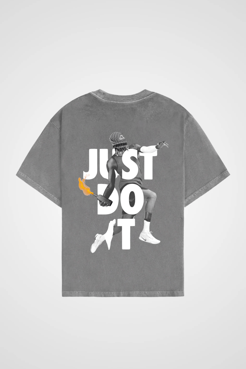 JUST DO IT - OVERSIZED SHIRT BACKPRINT - Edeltürke