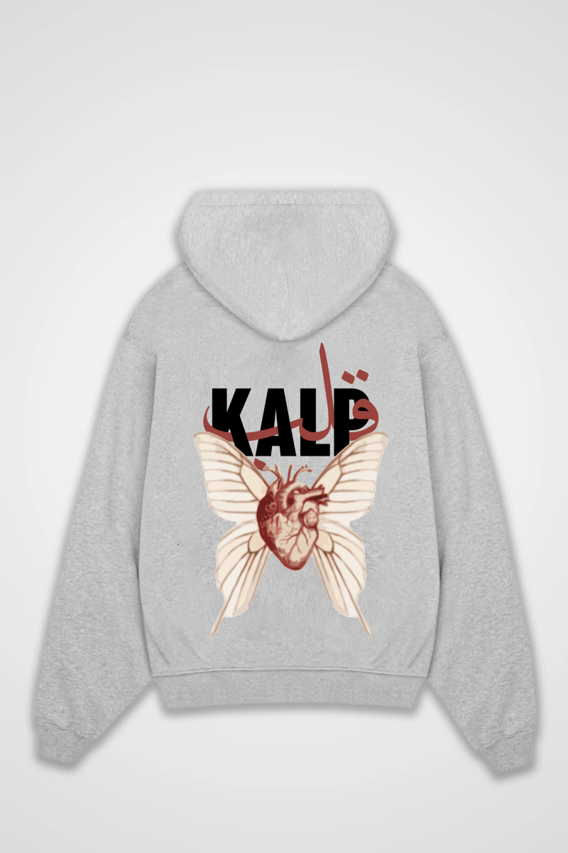 KALP - OVERSIZED ZIPPER HOODIE - Edeltürke