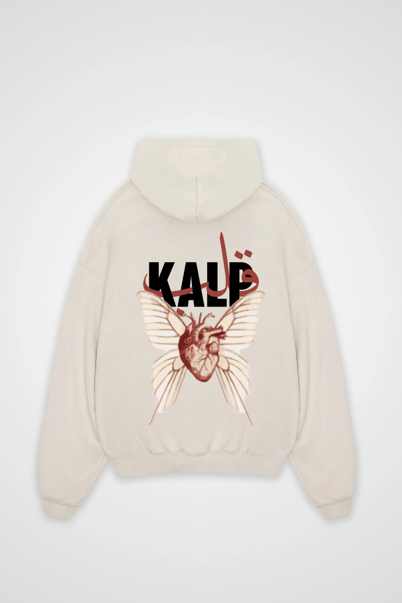 KALP - OVERSIZED ZIPPER HOODIE - Edeltürke