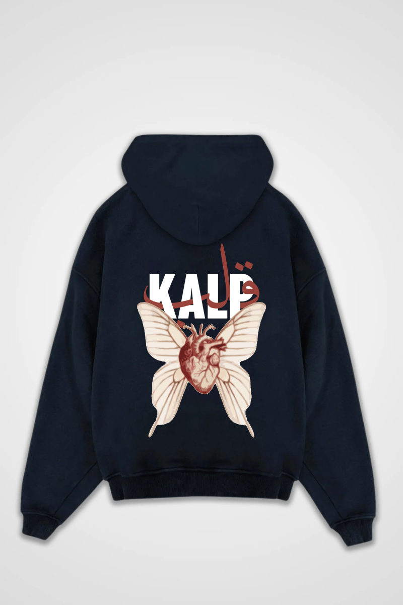 KALP - OVERSIZED ZIPPER HOODIE - Edeltürke