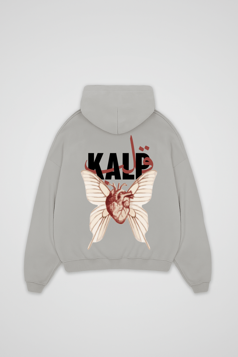 KALP - OVERSIZED ZIPPER HOODIE - Edeltürke