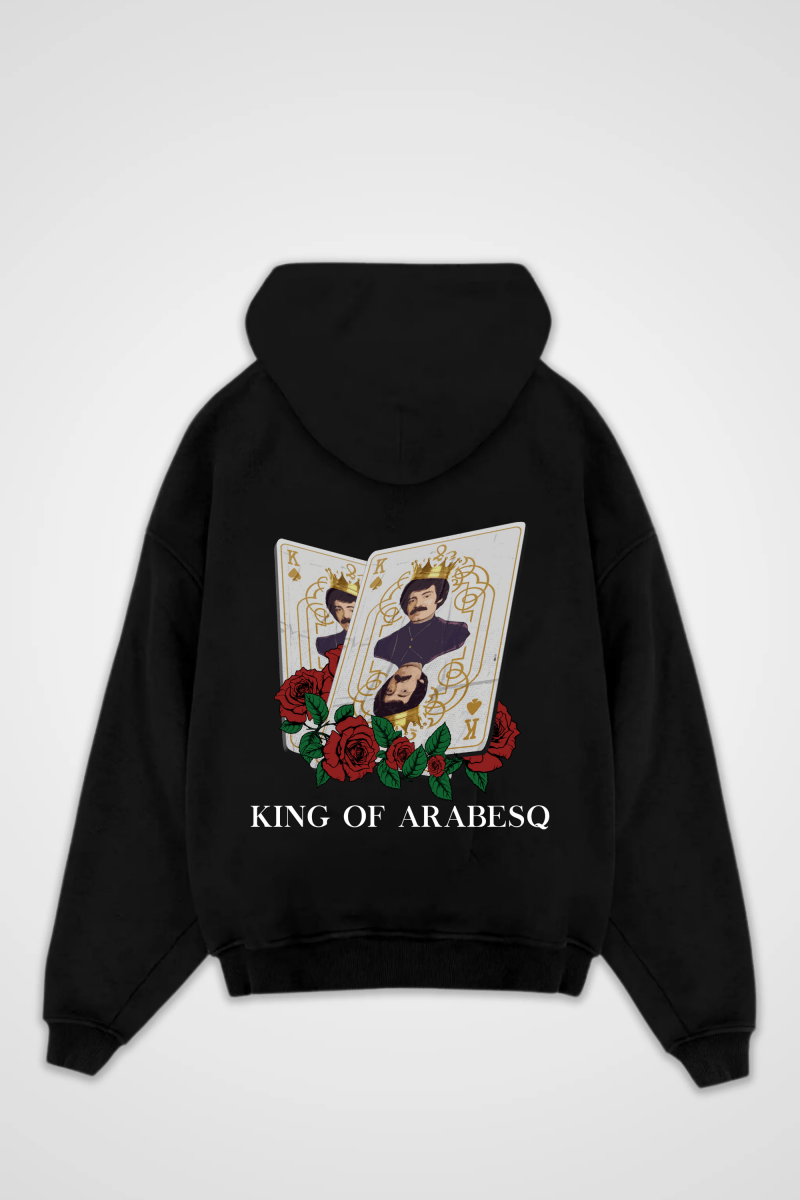 KING OF ARABESQ - OVERSIZED ZIPPER HOODIE - Edeltürke