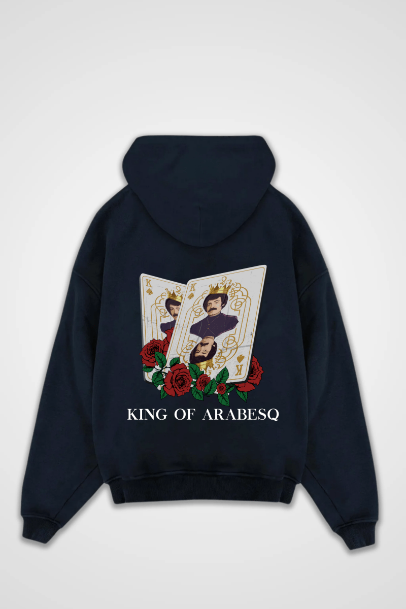 KING OF ARABESQ - OVERSIZED ZIPPER HOODIE - Edeltürke