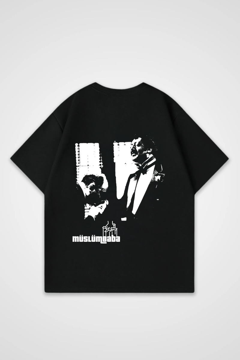 MÜSLÜM BABA - OVERSIZED SHIRT BACKPRINT - Edeltürke