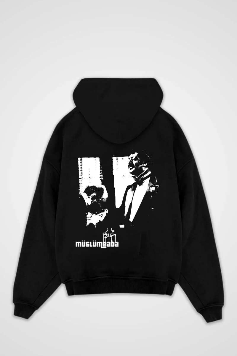 MÜSLÜM BABA - OVERSIZED ZIPPER HOODIE - Edeltürke