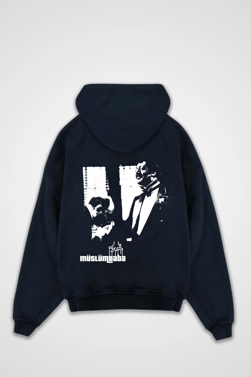 MÜSLÜM BABA - OVERSIZED ZIPPER HOODIE - Edeltürke