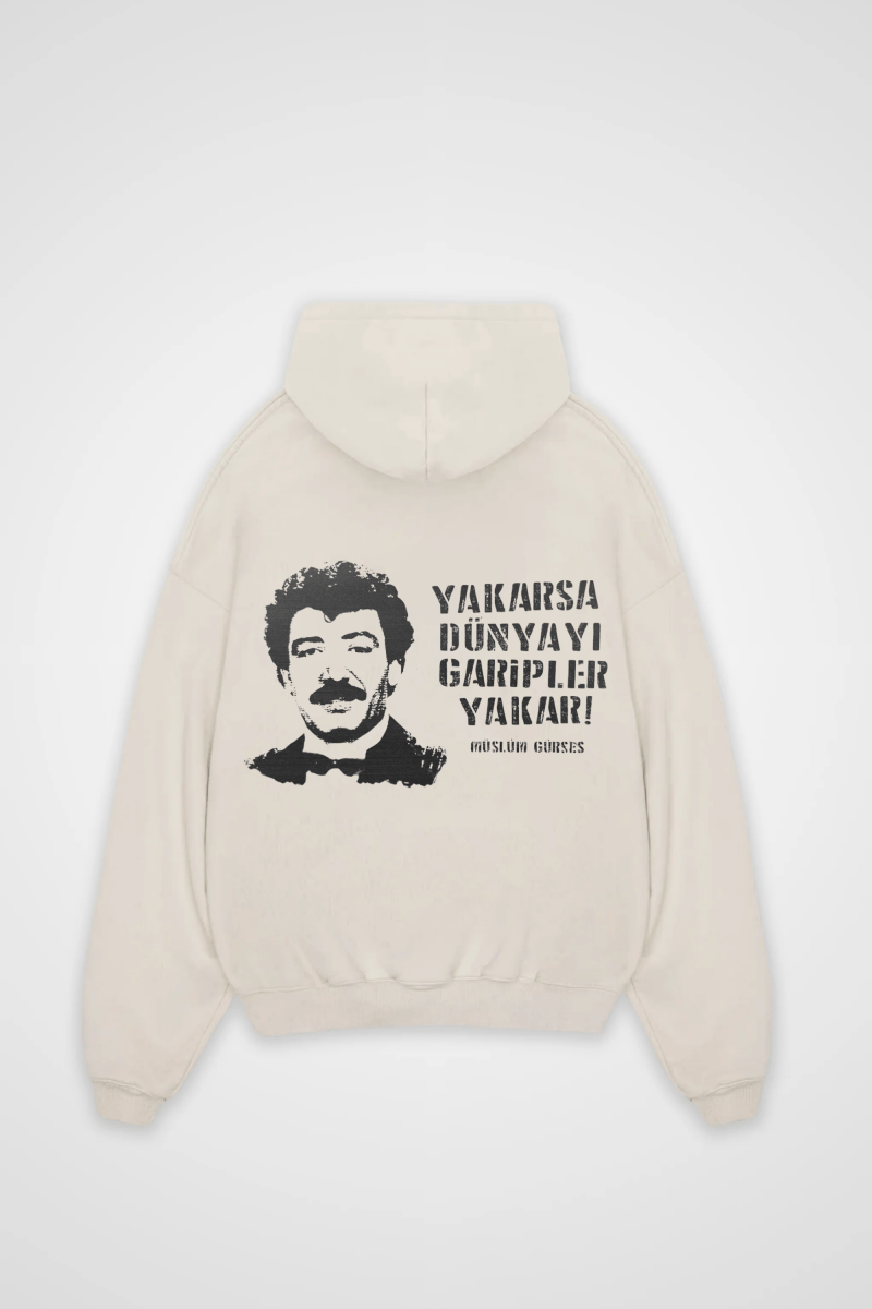 MÜSLÜM GÜRSES - OVERSIZED HOODIE BACKPRINT - Edeltürke