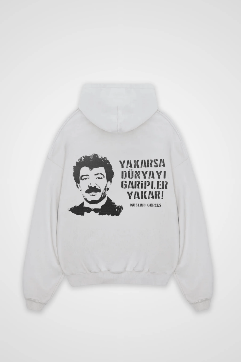 MÜSLÜM GÜRSES - OVERSIZED HOODIE BACKPRINT - Edeltürke