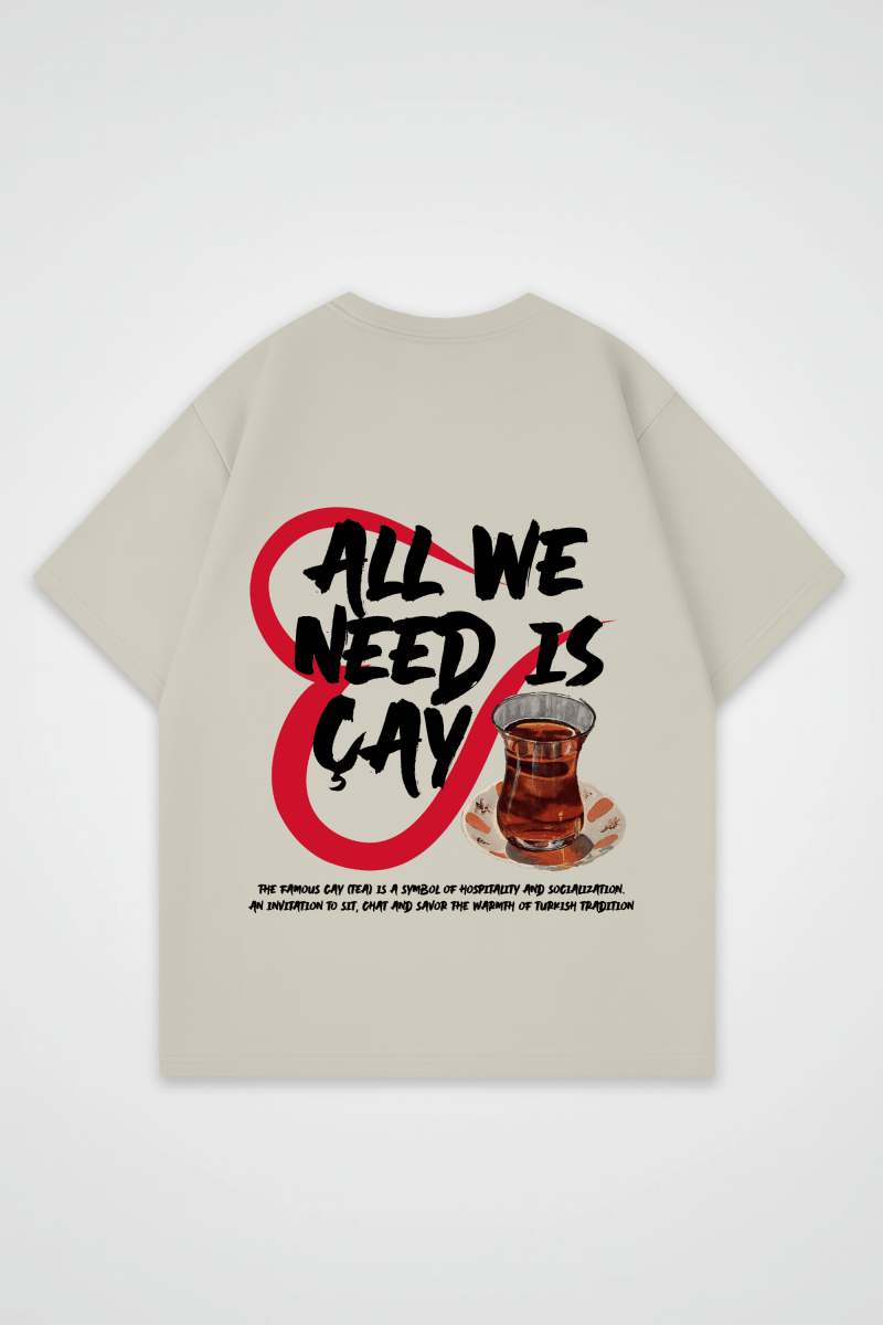 NEED CAY - OVERSIZED SHIRT BACKPRINT - Edeltürke