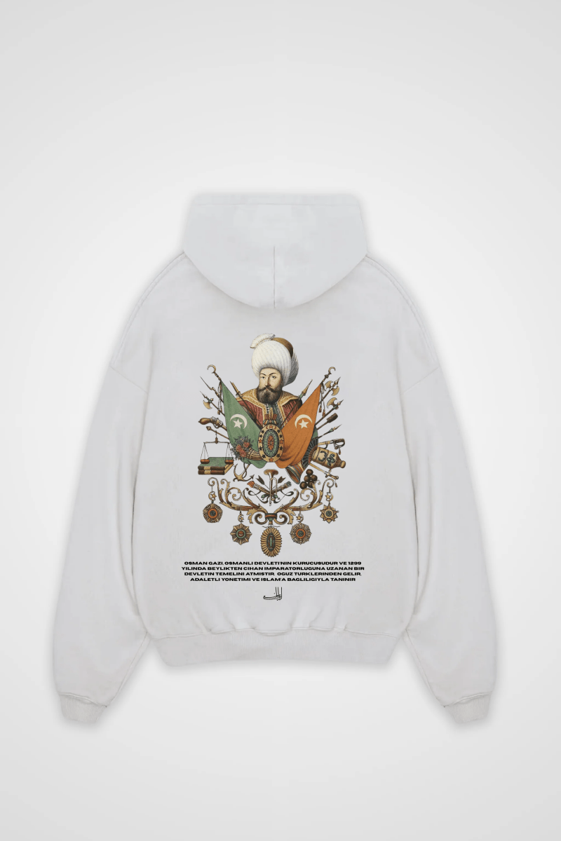 OSMAN GAZI - OVERSIZED HOODIE BACKPRINT - Edeltürke