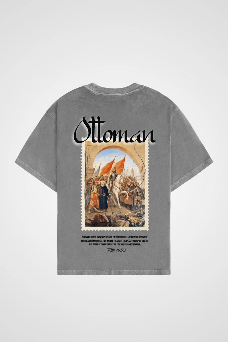 OTTOMAN - OVERSIZED SHIRT BACKPRINT (WASHED) - Edeltürke