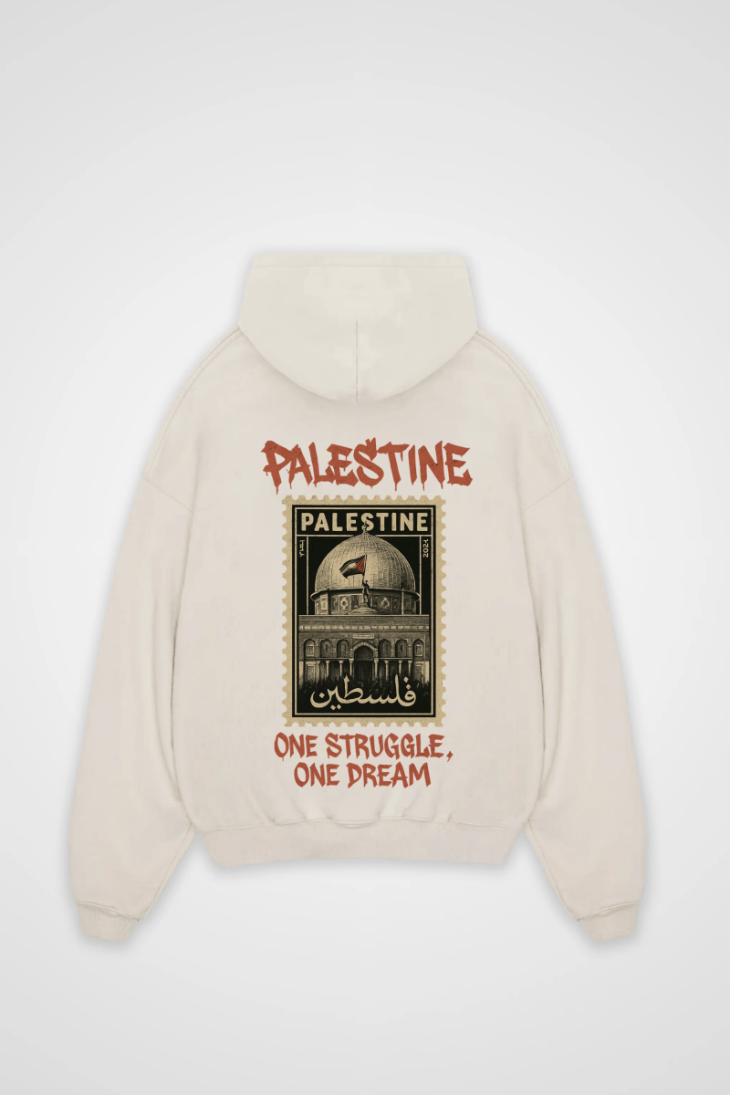 PALESTINE - OVERSIZED HOODIE BACKPRINT - Edeltürke