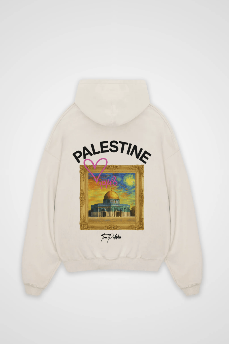 PALESTINE - OVERSIZED HOODIE BACKPRINT - Edeltürke