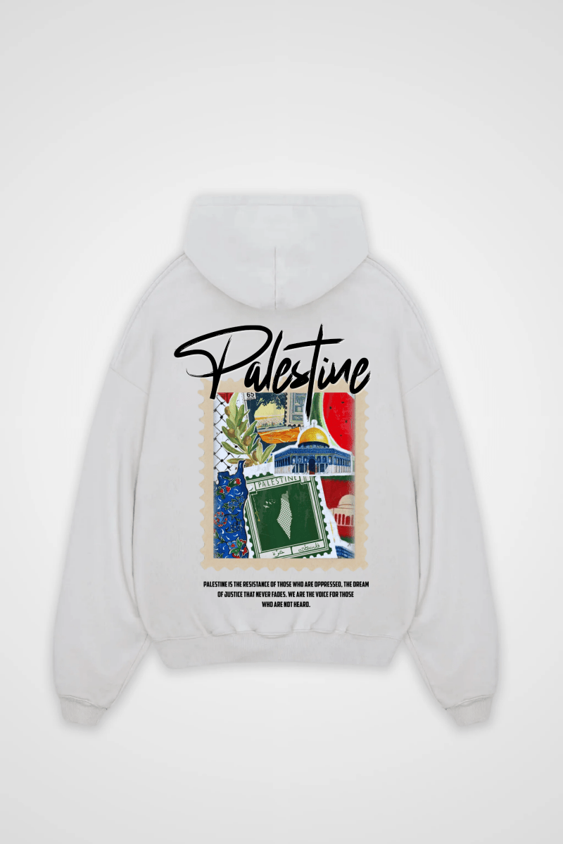 PALESTINE - OVERSIZED HOODIE BACKPRINT - Edeltürke