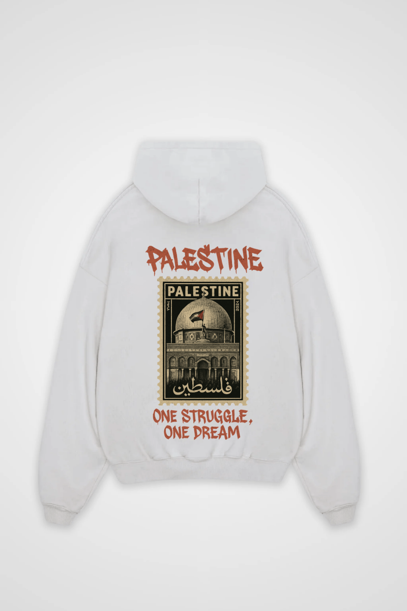 PALESTINE - OVERSIZED HOODIE BACKPRINT - Edeltürke