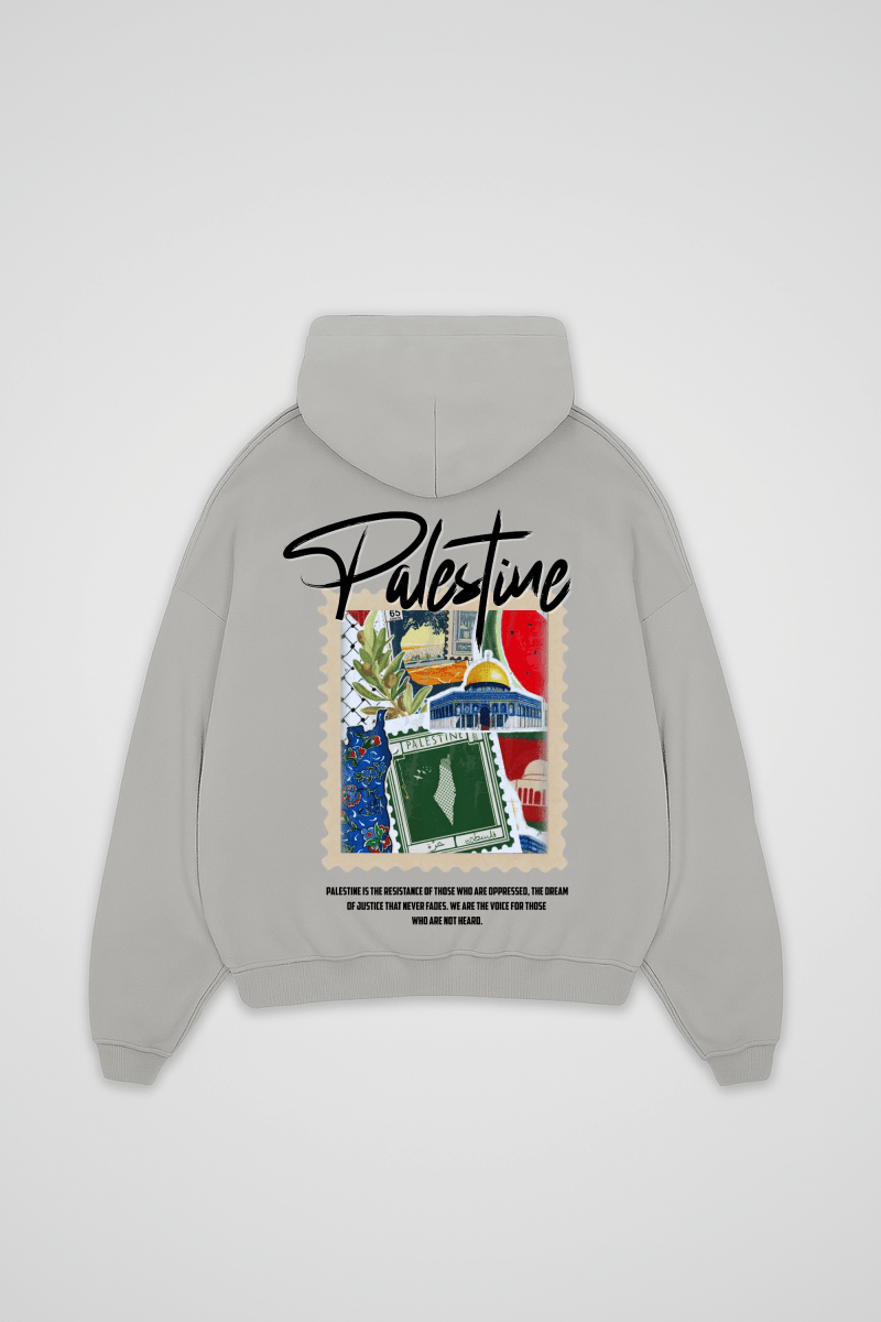 PALESTINE - OVERSIZED HOODIE BACKPRINT - Edeltürke