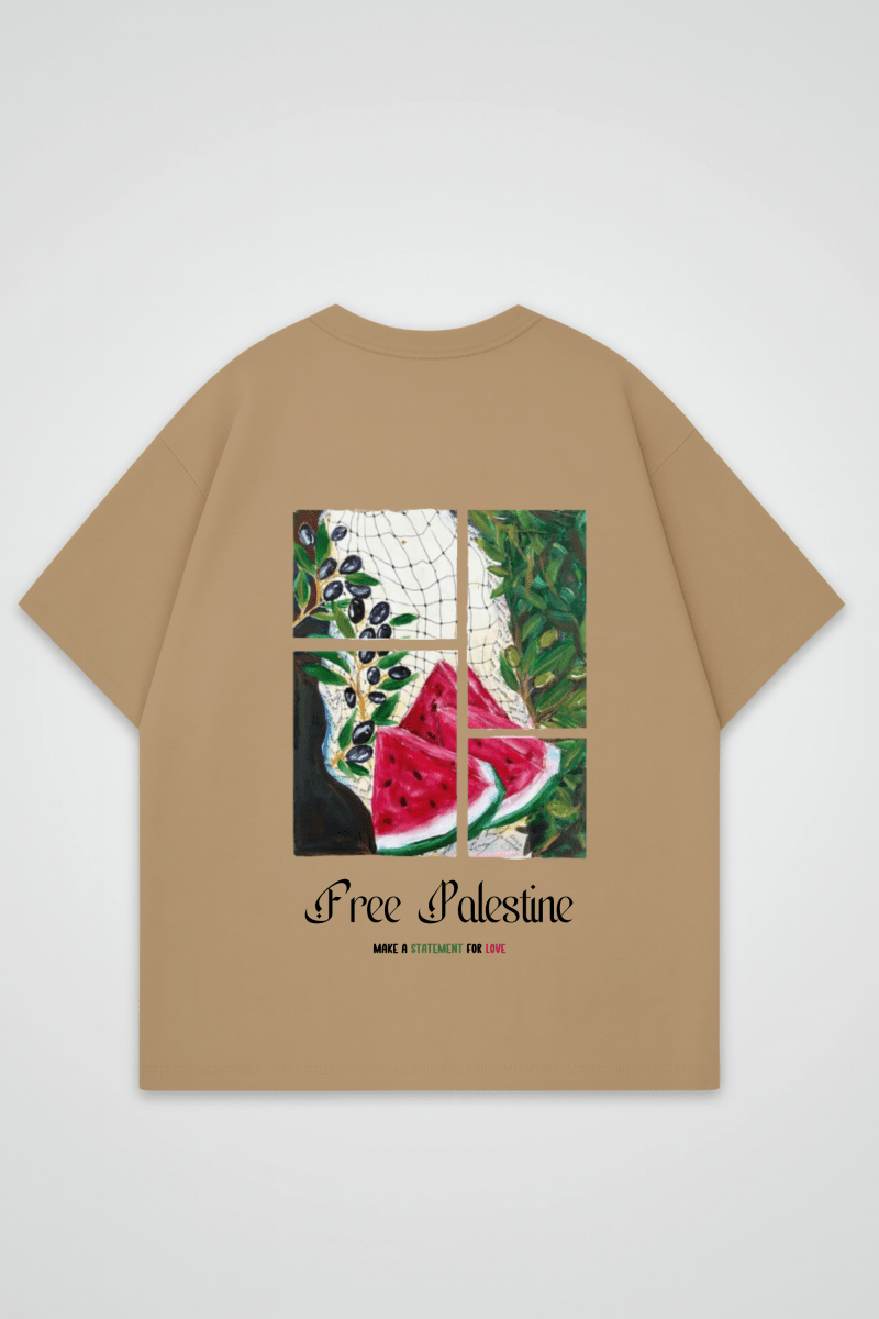 PALESTINE - OVERSIZED SHIRT BACKPRINT - Edeltürke