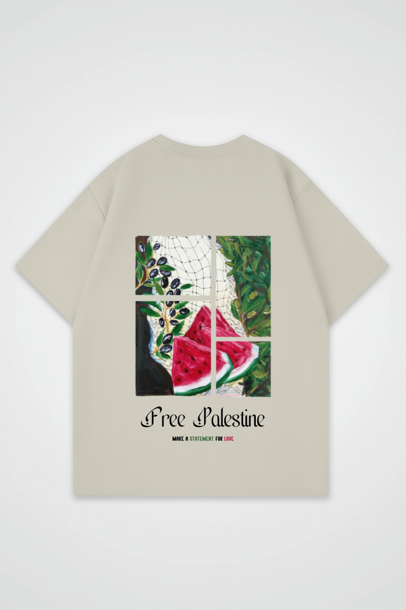 PALESTINE - OVERSIZED SHIRT BACKPRINT - Edeltürke