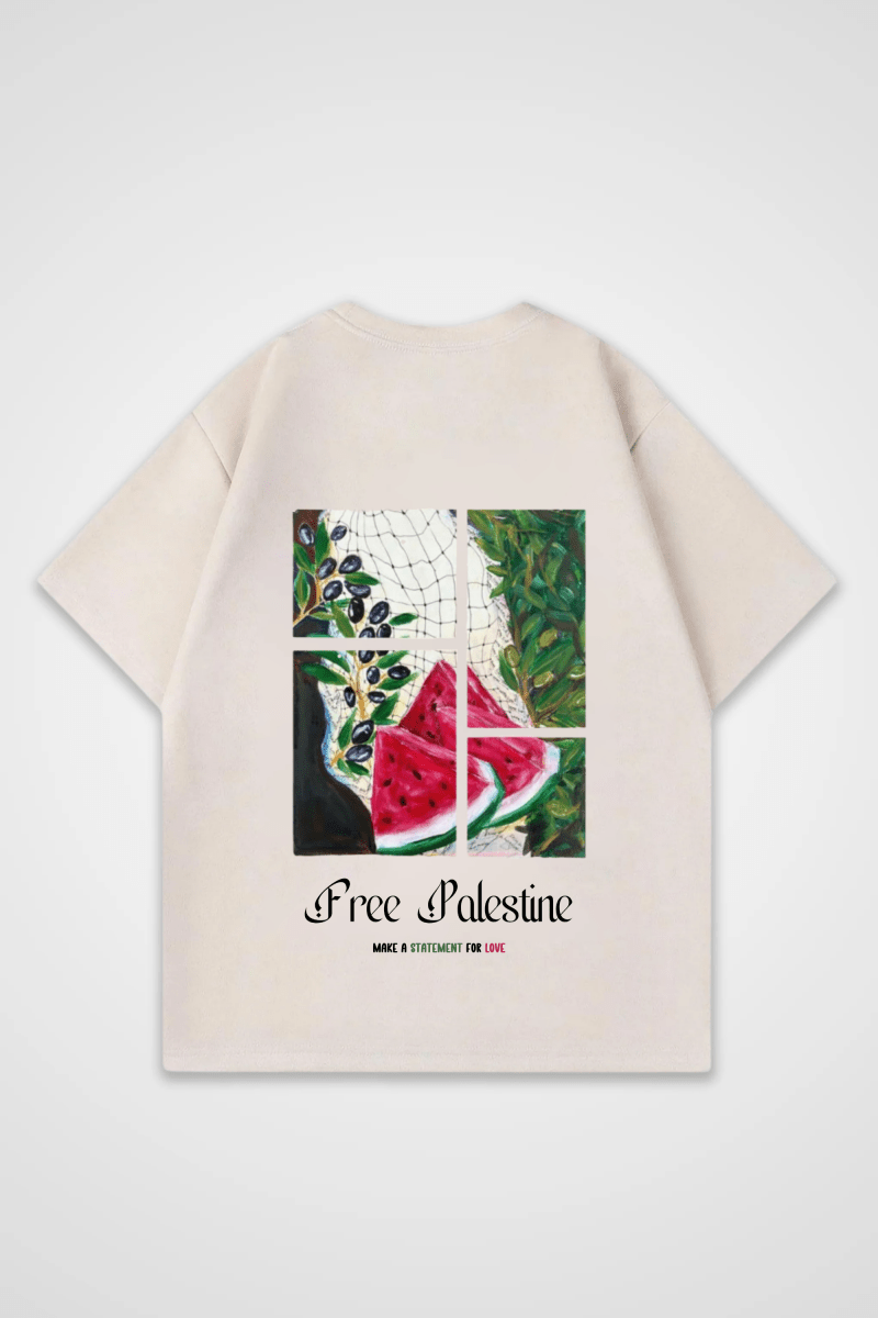 PALESTINE - OVERSIZED SHIRT BACKPRINT - Edeltürke