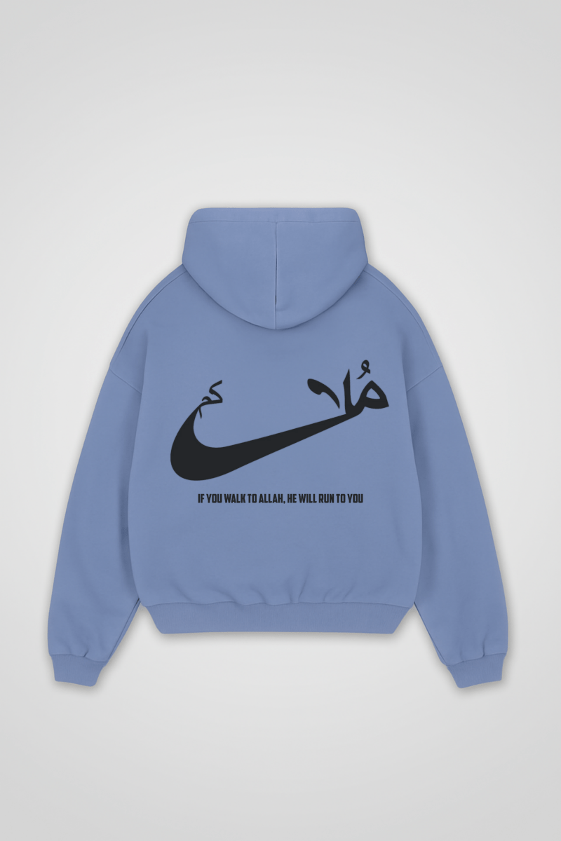 RUN - OVERSIZED HOODIE BACKPRINT - Edeltürke