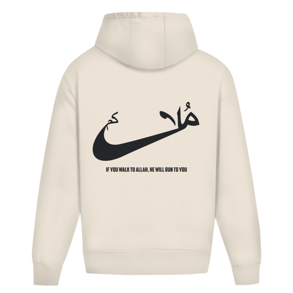RUN - OVERSIZED HOODIE BACKPRINT - Edeltürke