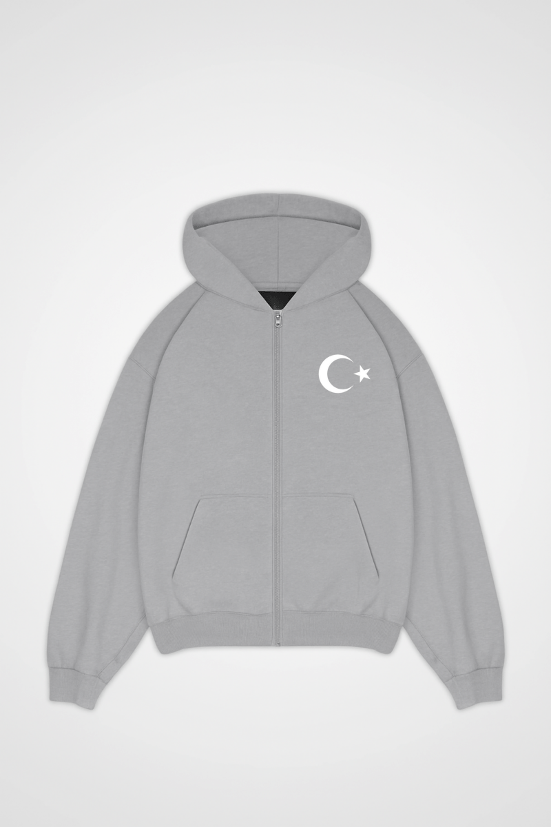 TÜRKIYE - OVERSIZED ZIPPER HOODIE - Edeltürke