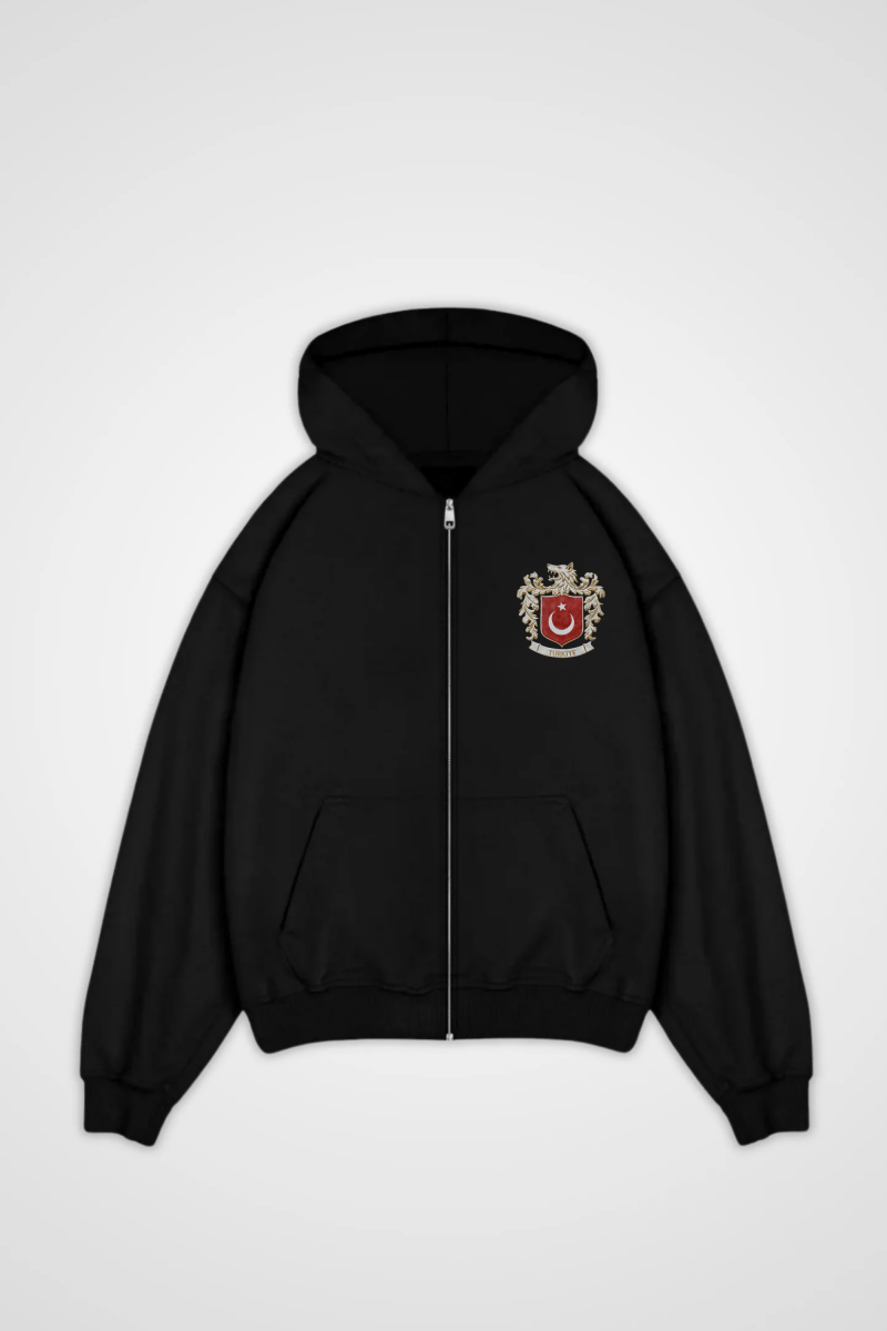 TÜRKIYE - OVERSIZED ZIPPER HOODIE - Edeltürke