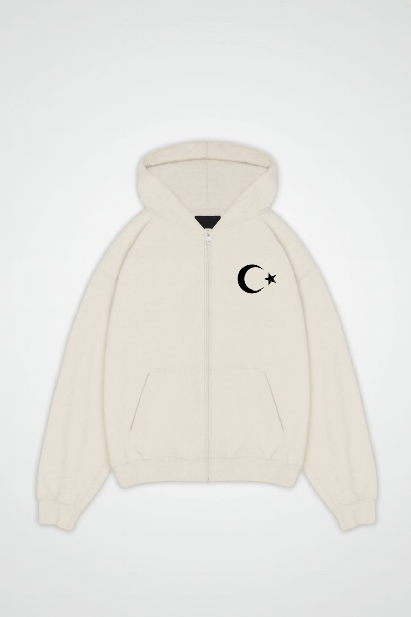 TÜRKIYE - OVERSIZED ZIPPER HOODIE - Edeltürke