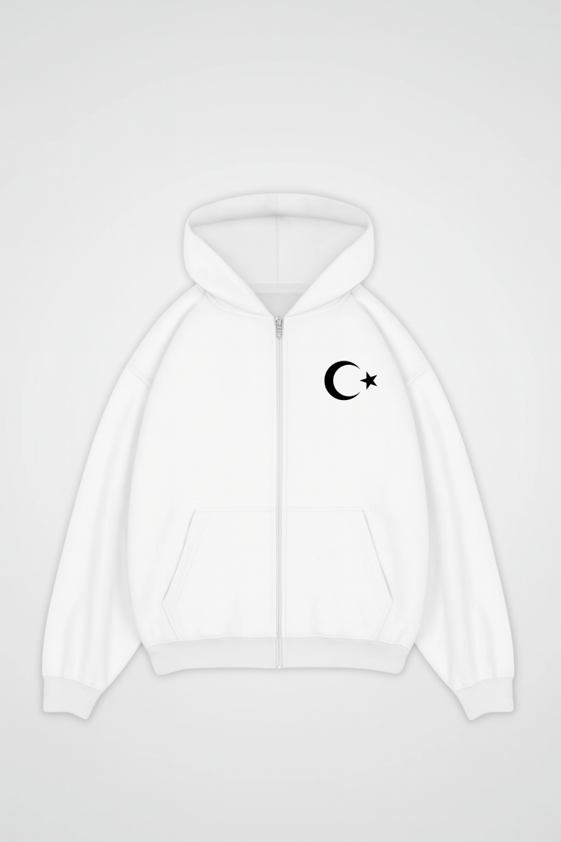TÜRKIYE - OVERSIZED ZIPPER HOODIE - Edeltürke
