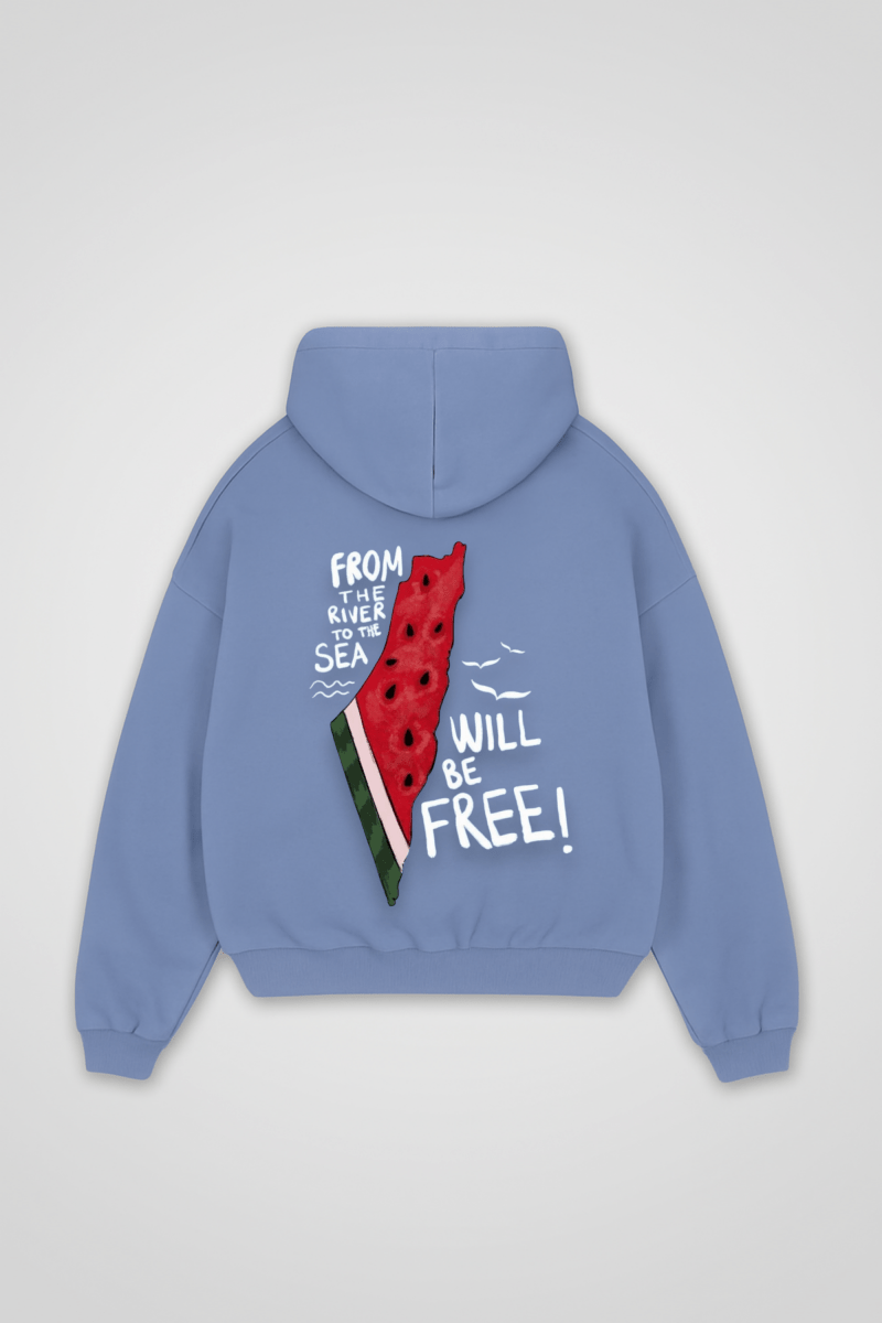 WILL BE FREE - OVERSIZED HOODIE BACKPRINT - Edeltürke
