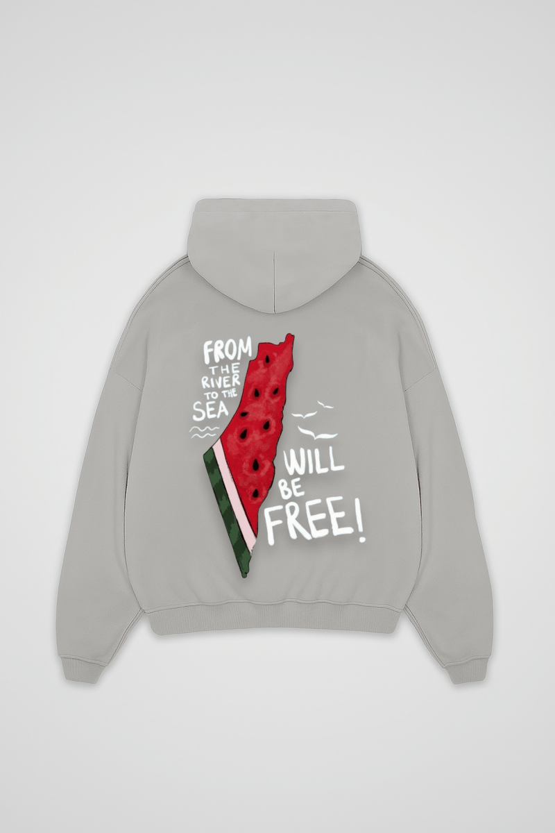 WILL BE FREE - OVERSIZED ZIPPER HOODIE - EDELTÜRKE