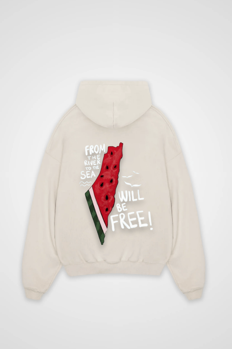 WILL BE FREE - OVERSIZED ZIPPER HOODIE - EDELTÜRKE