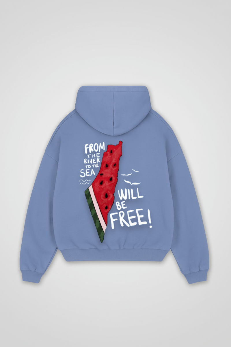 WILL BE FREE - OVERSIZED ZIPPER HOODIE - EDELTÜRKE