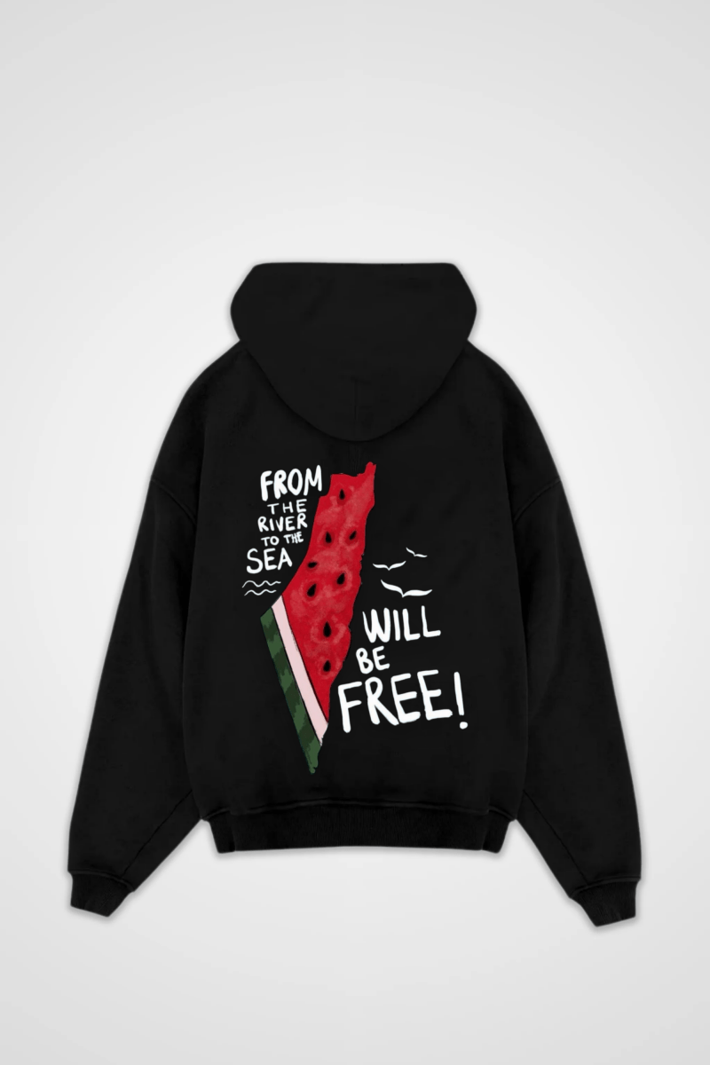 WILL BE FREE - OVERSIZED ZIPPER HOODIE - EDELTÜRKE
