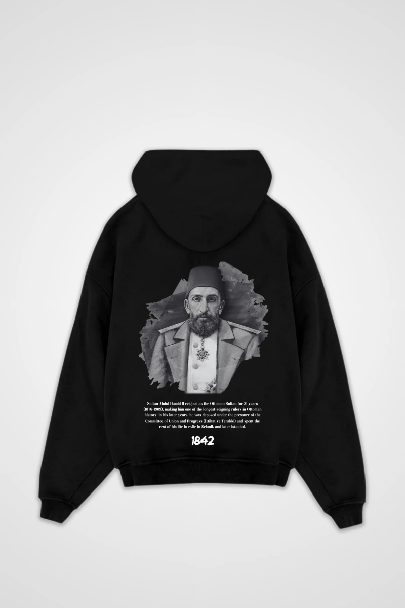 ABDÜLHAMID SULTAN - OVERSIZED HOODIE BACKPRINT - Edeltürke