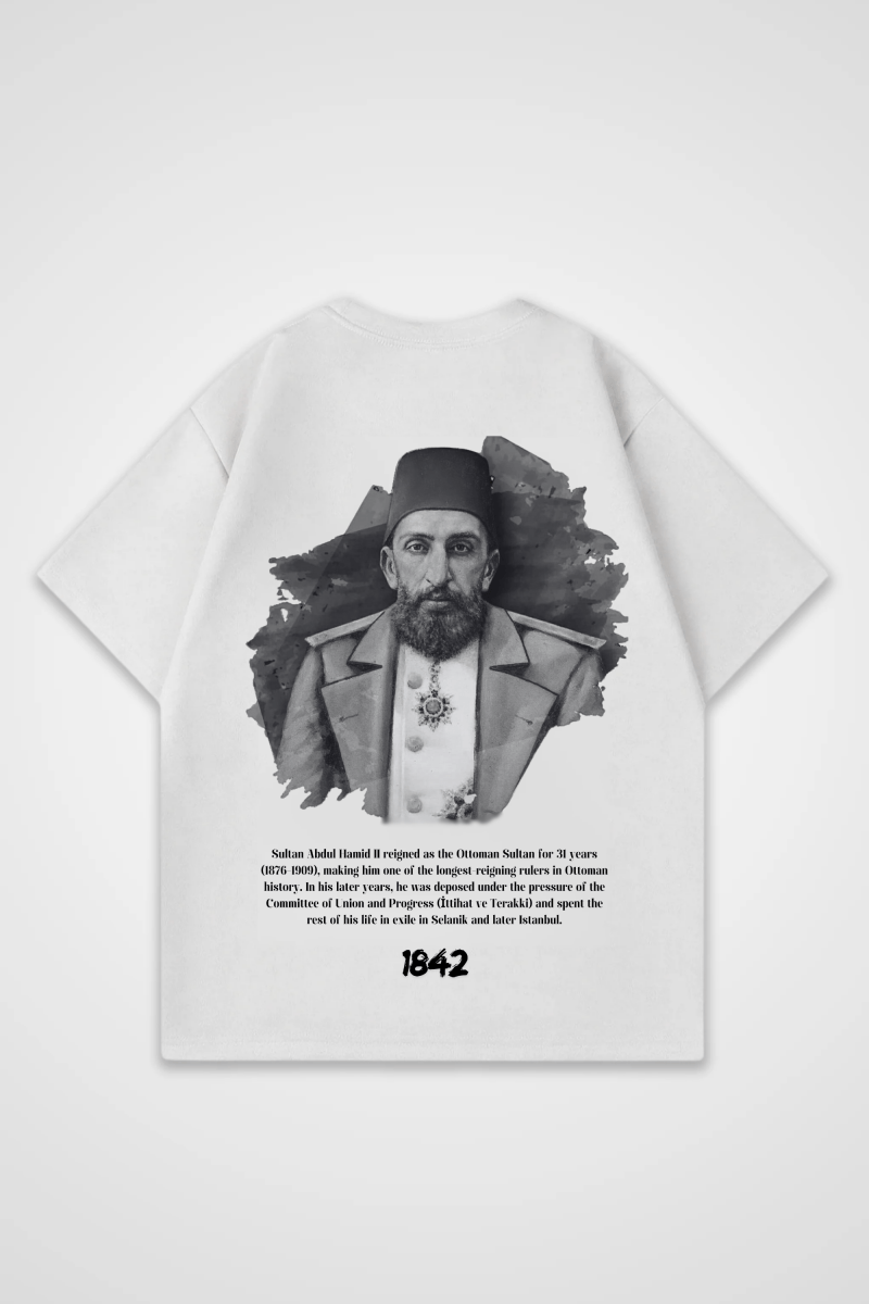 ABDÜLHAMID SULTAN - OVERSIZED SHIRT BACKPRINT - Edeltürke