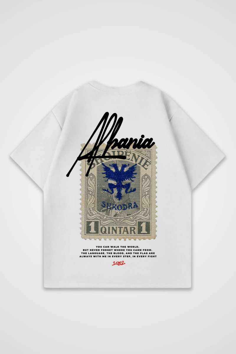 ALBANIA - OVERSIZED SHIRT BACKPRINT - Edeltürke