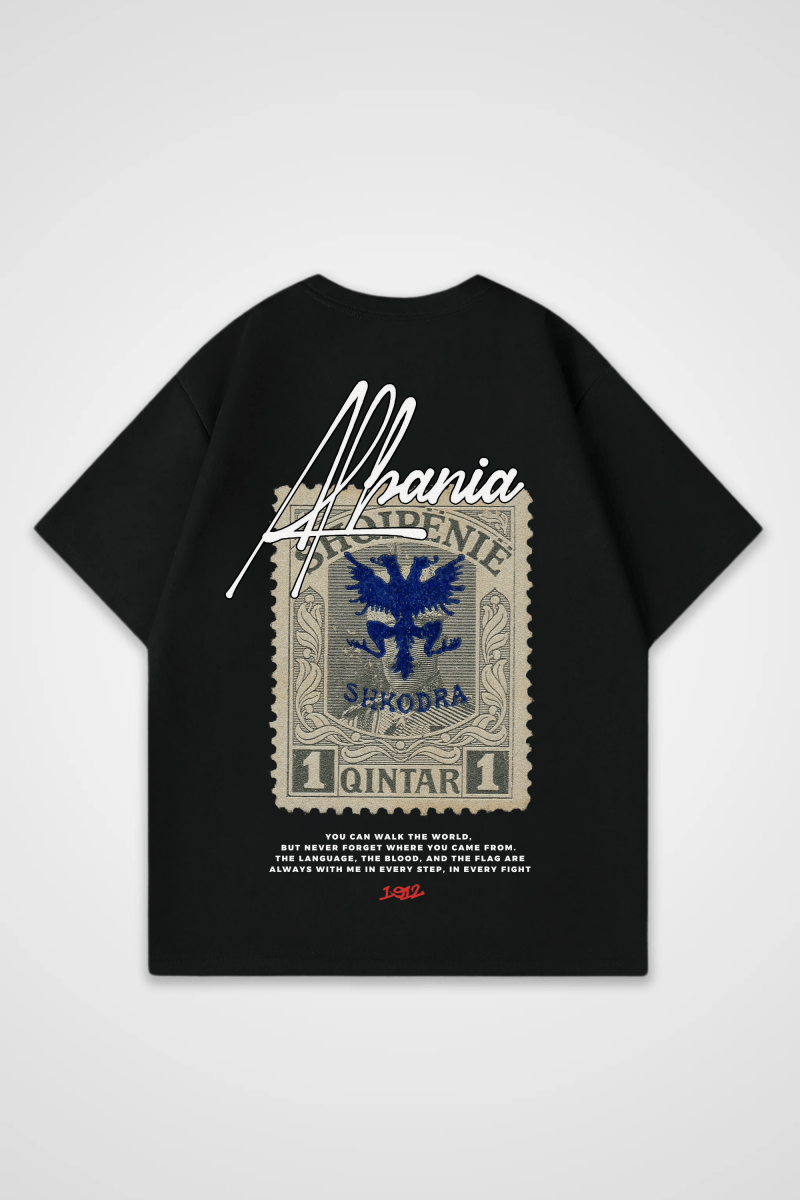 ALBANIA - OVERSIZED SHIRT BACKPRINT - Edeltürke