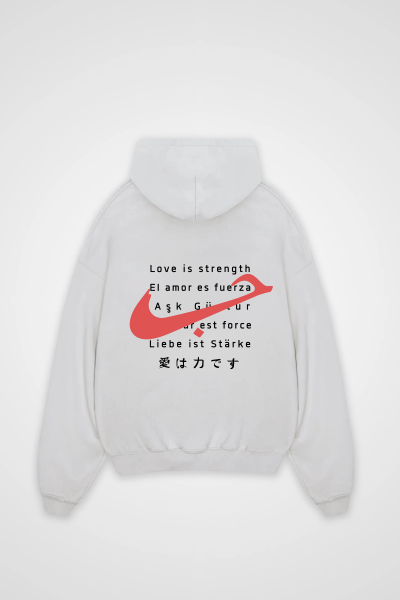 ASK - OVERSIZED HOODIE BACKPRINT - Edeltürke