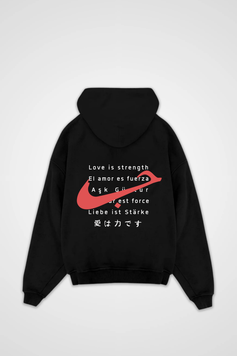 ASK - OVERSIZED HOODIE BACKPRINT - Edeltürke