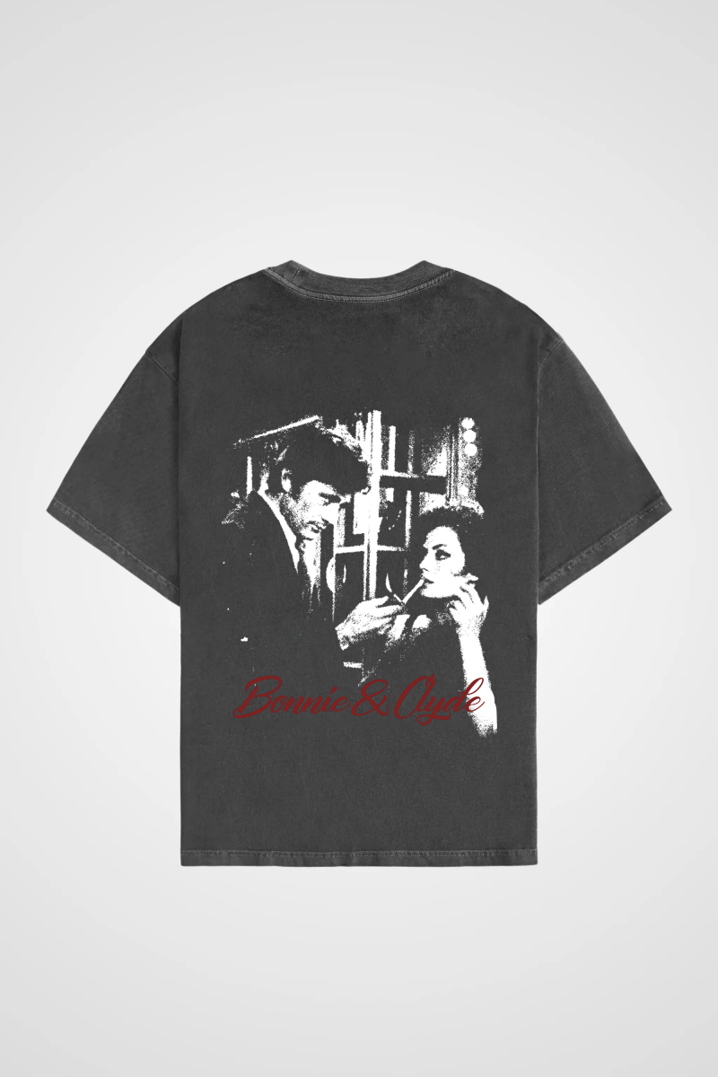 BONNIE & CLYDE - OVERSIZED SHIRT BACKPRINT - Edeltürke