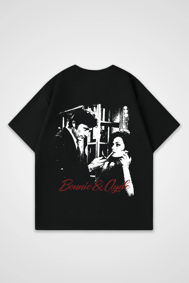 BONNIE & CLYDE - OVERSIZED SHIRT BACKPRINT - Edeltürke