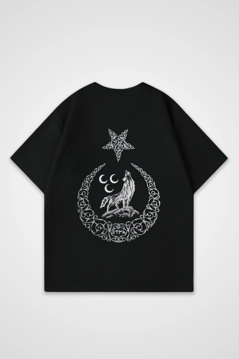 BOZKURT - OVERSIZED SHIRT BACKPRINT - Edeltürke