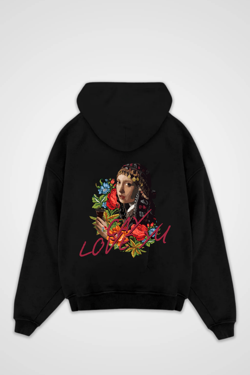 CAY LOVE YU - OVERSIZED ZIPPER HOODIE - Edeltürke