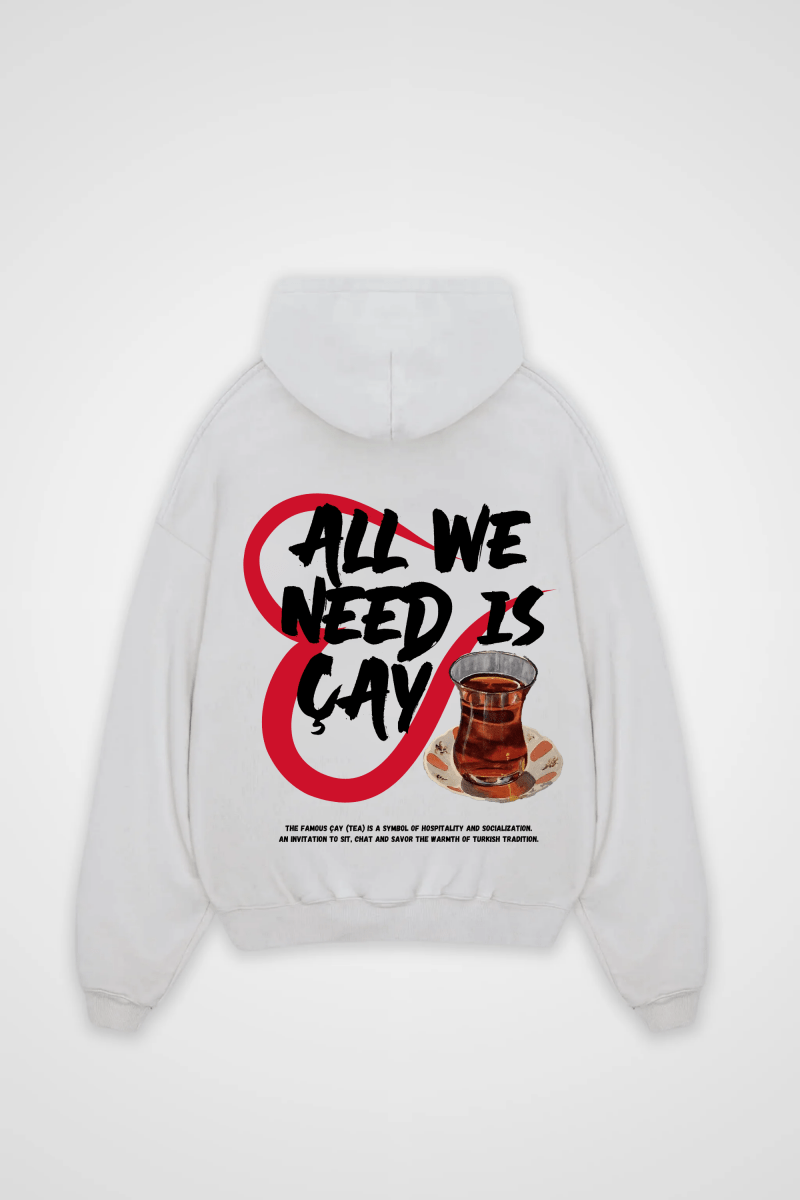 CAY - OVERSIZEDS ZIPPER HOODIE - Edeltürke