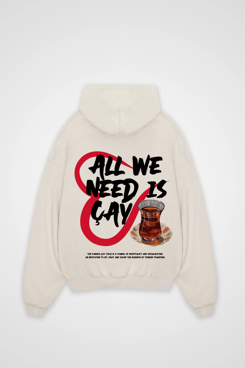 CAY - OVERSIZEDS ZIPPER HOODIE - Edeltürke