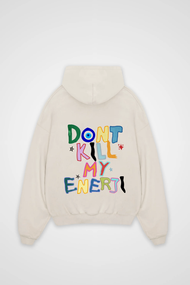 ENERJI - OVERSIZED ZIPPER HOODIE - Edeltürke