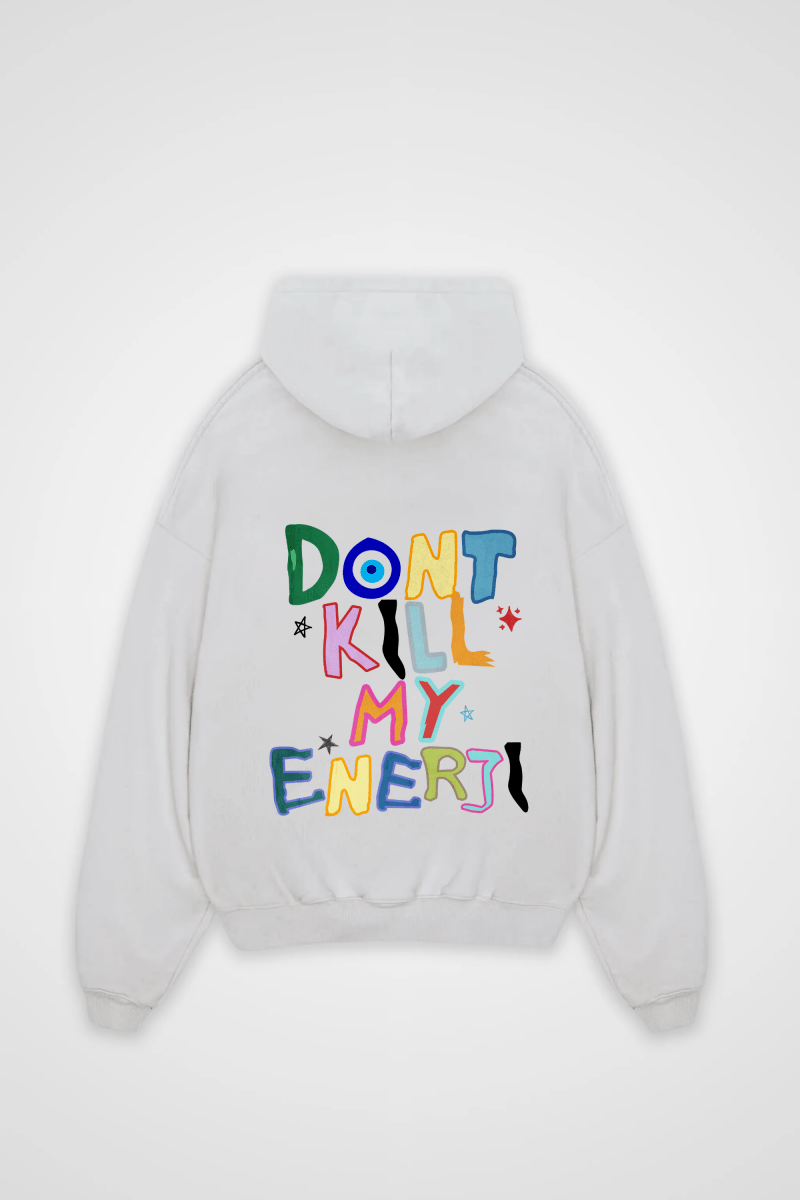 ENERJI - OVERSIZED ZIPPER HOODIE - Edeltürke